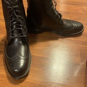 Men’s Allen Edmonds Black Wingtip Dress Boots